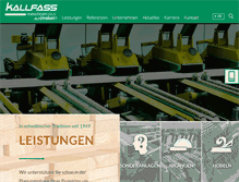 Tablet Screenshot of kallfass-online.com